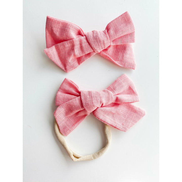 blossom “little linen” bow  StevieJs