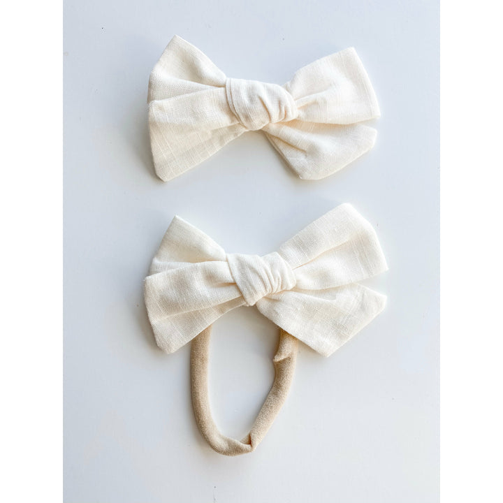 lemonade “little linen” bow  StevieJs