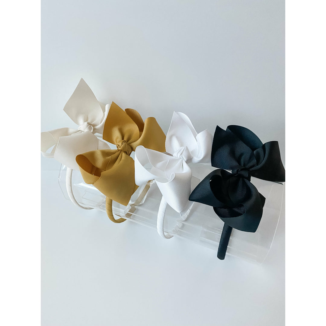 BUNDLE: Cream, Gold, White, & Black “Grosgrain” StevieJs