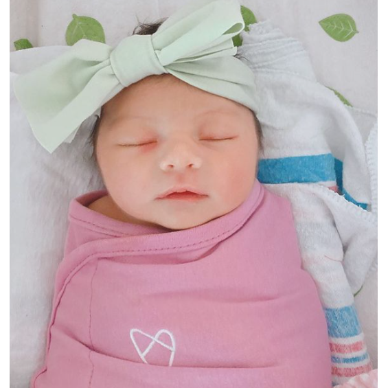pistachio "comfort color" newborn headwrap Newborn StevieJs