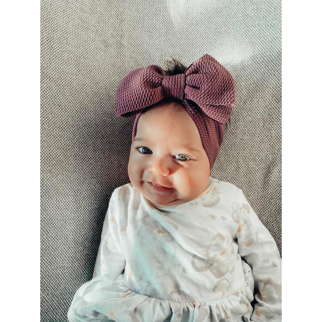 plum "chandler" newborn headwrap Newborn Stevie J's