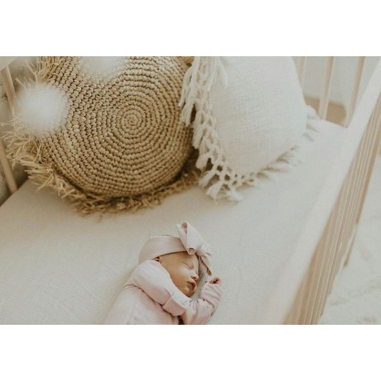 powder pink "chandler" newborn headwrap Newborn Stevie J's & Co.