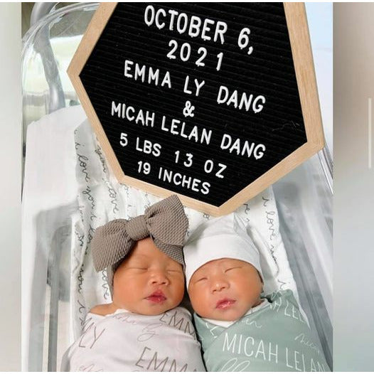 taupe "chandler" newborn headwrap Newborn Stevie J's