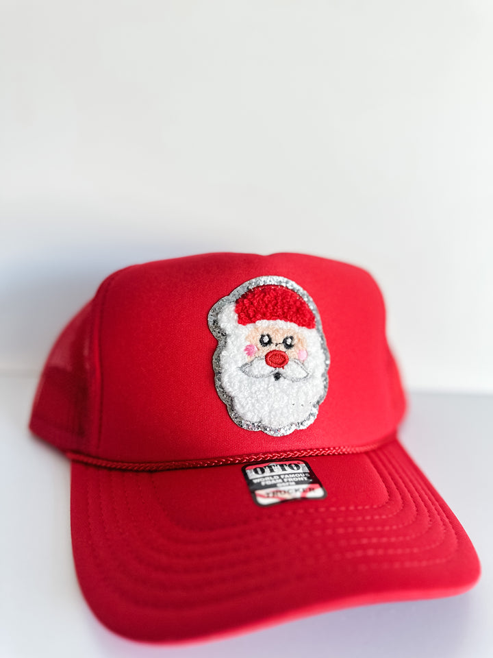 Christmas Trucker Hats Hat Stevie Js & Co. Red Santa  