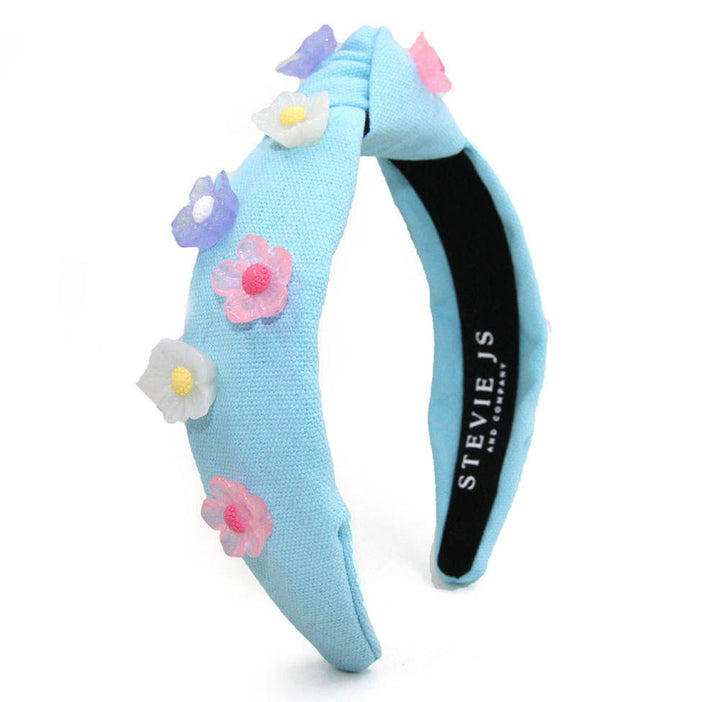 Spring Flowers Knotted Headband  Stevie Js & Co Youth/Small  