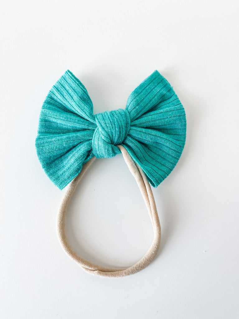 emerald "ribbed" bow on nylon  StevieJs   