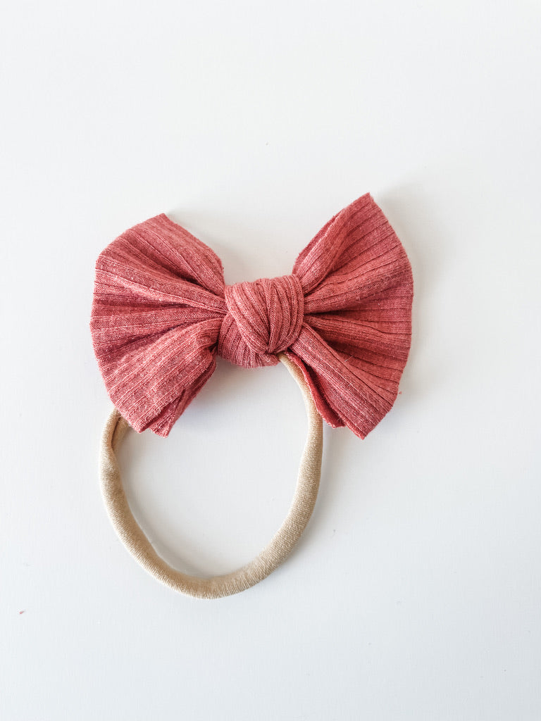 berry "ribbed" bow on nylon  StevieJs   