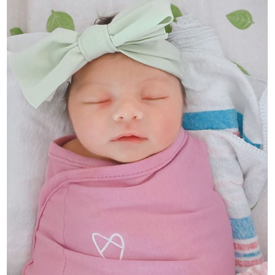 pistachio "comfort color" newborn headwrap Newborn StevieJs   
